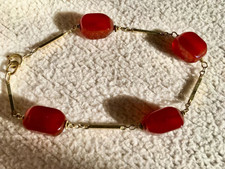 Gold Armband mit geschliffenen