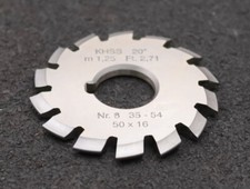 DOLD Zahnformfräser m= 1,25mm No. 6 für Z= 35-54 EGW 20° gear profile cutter