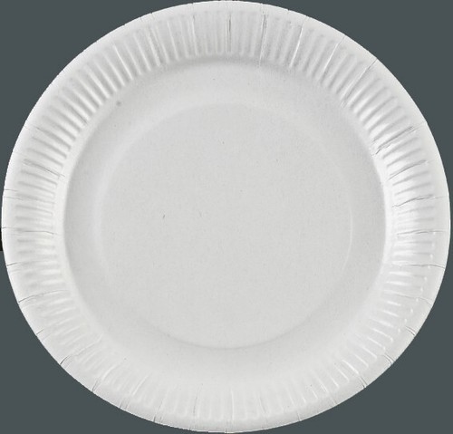 100 pappteller weiß rund 23cm - rund,