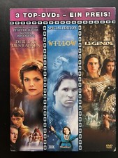 DVD 3er Box mit Der Tag des Falken, Willow, Legende Zustand neuwertig - Rarität