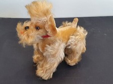 STEIFF Pudel Snobby (?), ca. 14 cm hoch, braun !