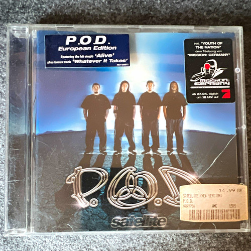 Satellite cd album - p.o.d.,