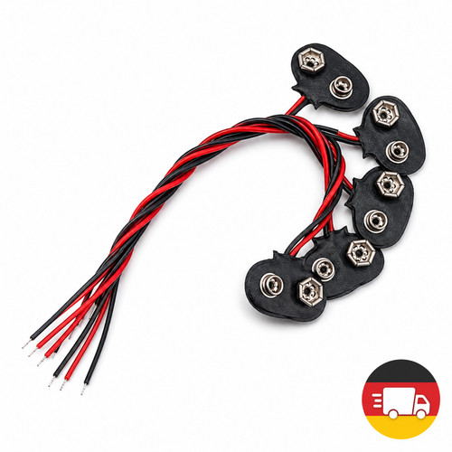 Batterieklemmen - 9v,