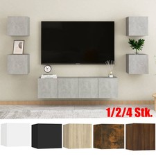 TV-Wandschrank Wohnzimmer Schrank Fernsehschrank Hängeschrank 30,5x30x30 cm