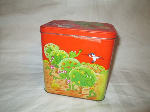 Alte frosch dose blechdose - ,