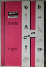 Werco / Werner Conrad Katalog - Elektronische Bauelemente, Service und Labor
