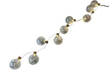 9er led girlande glas kugeln - glas,