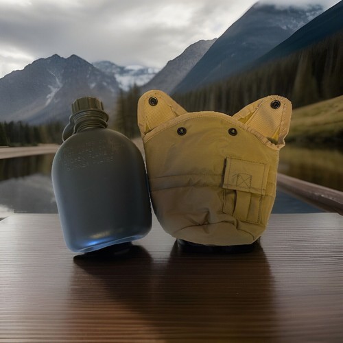 Mil tec plastic canteen - -,