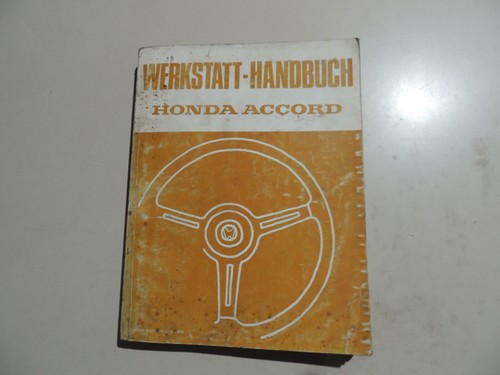 Werkstatthandbuch honda accord - werkstatthandbuch,