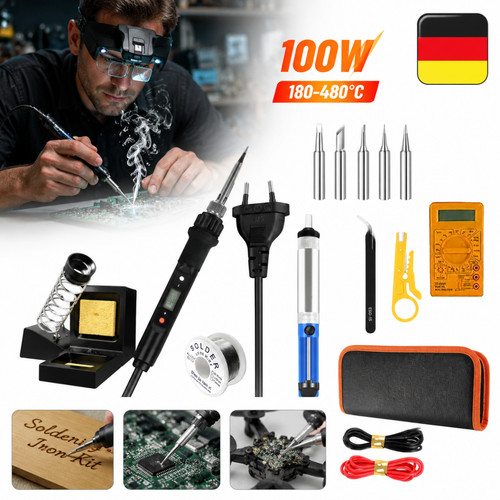 Digital lötkolben set 100w - set,