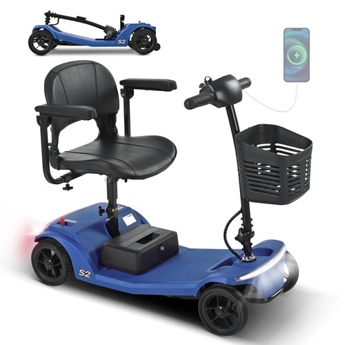 Elektromobil senioren blue - elektromobil,