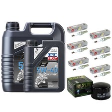 Inspektion Set Öl 5L Ölfilter Zündkerzen für BMW K 1600 GT K48 K61 K1600 2022-25