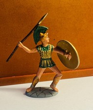 Zinnfigur Gladiator Handbemalt Höhe 9cm , Gewicht 82,85 Gramm