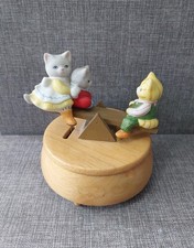 Vintage Ceramic Musical Kitty