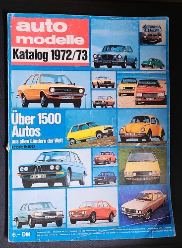 Autokatalog von 1972 - autokatalog, (ams)