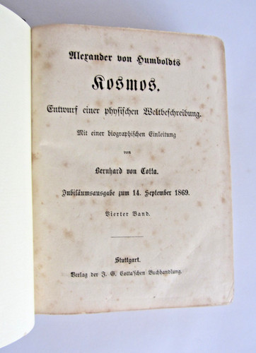 Alexander von humboldts - von,