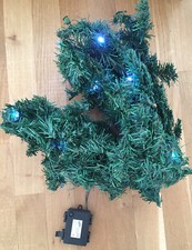 Tannengirlande beleuchtet grün Girlande Weihnachten Dekoration Advent Tanne