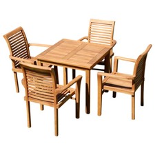 Teak gartengarnitur tisch - teak,