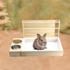 Holz Kaninchen Heu Futterhaus