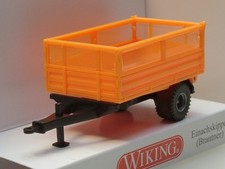 Wiking BRANTNER Einachskipper, kommunal orange - 0388 09 - 1:87