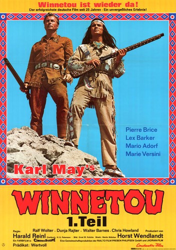 Winnetou teil original a1 - 3.,