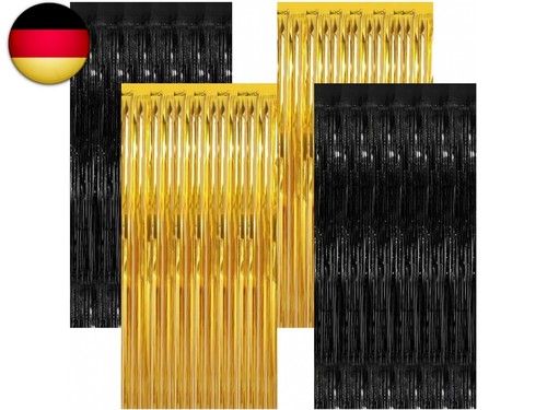 Stück schwarz gold lametta - 4,