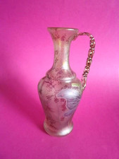 KRISTALL-GLAS-KÜNSTLERVASE-LIBELLE-FREIHERR von POSCHINGER HANDGEFERTIGT-UNIKAT