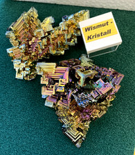 2x Wismut Kristall 434g