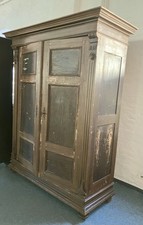 Antiker großer Dielenschrank Bauernschrank um 1900, 170x210x60cm - unrestauriert