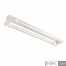 120cm Lichtleiste / Balkenleuchte für T8 LED Röhre 2x 36W Kanlux ALDO 4LED 2x120