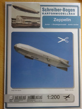 Luftschiff Zeppelin Einsteigermodel Schreiber-Bogen Kartonbausatz Bastelbogen