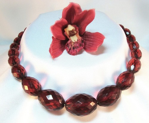 Bernstein imitat kette - kette, cherry