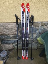 Salomon-TEAM-RACING GRIP JUNIOR Langlaufski,Stöcke und.Bindung!111cm Lang