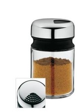 6x WMF Streuer Depot Cromargan® Edelstahl rostfrei 18/10, schwarz