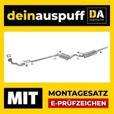 Auspuffanlage für VW Vento 1.9 TDI Auspuff E181