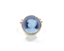 silberner Damenring - mit