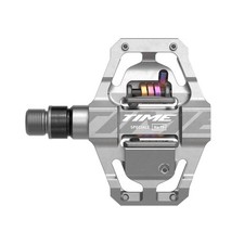 Time Pedal Speciale 10 Small MTB Pedals, Including Atac Standard Cleats Raw Alum