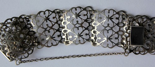 Armband silber 835 blumen - 835, 2,4