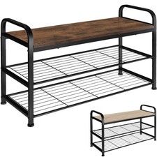 Schuhregal Holz Metall