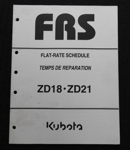 2001 2006 original kubota zd18 - 2001-2006,