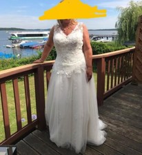 brautkleid 44/46 gebraucht
