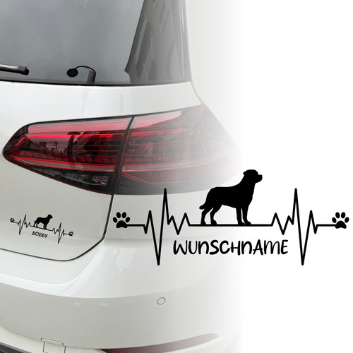 Auto aufkleber rottweiler - auto,
