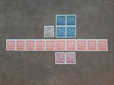 1929-1931 Tschechoslowakei Mi-Nr. CS 277  278 279B 281A coat of arms Wappen
