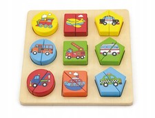 2-in-1 Fahrzeug Puzzle