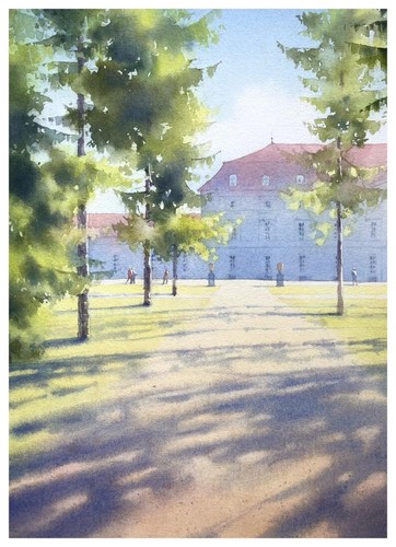 Originales gemälde aquarell - gemälde,,