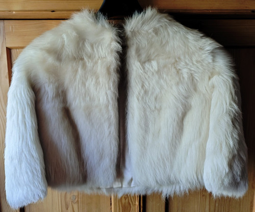 Vintage echtpelz bolero jacke - bolero,