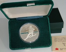 20 Dollars Olympische Winterspiele 1988 Calgary  SKI ALPIN 
