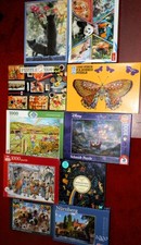 PUZZLE,SAMMLUNG,KONVOLUT, 10 x 1000 Teile