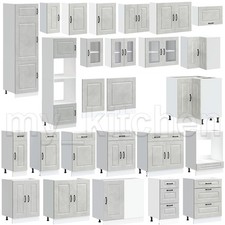 Kalmar Line - Betongrau Küchenschrank Küchenzeile Unterschrank Einbauküche Küche