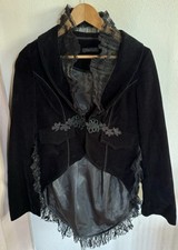 Punk Rave Samt Jacke S Countess Velvet Gothic WGT Mera Luna Mittelalter
